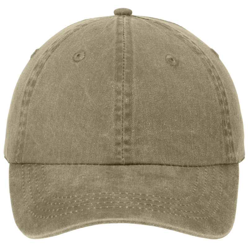 Port & Company Khaki Pigment Dyed Cap - Image 2
