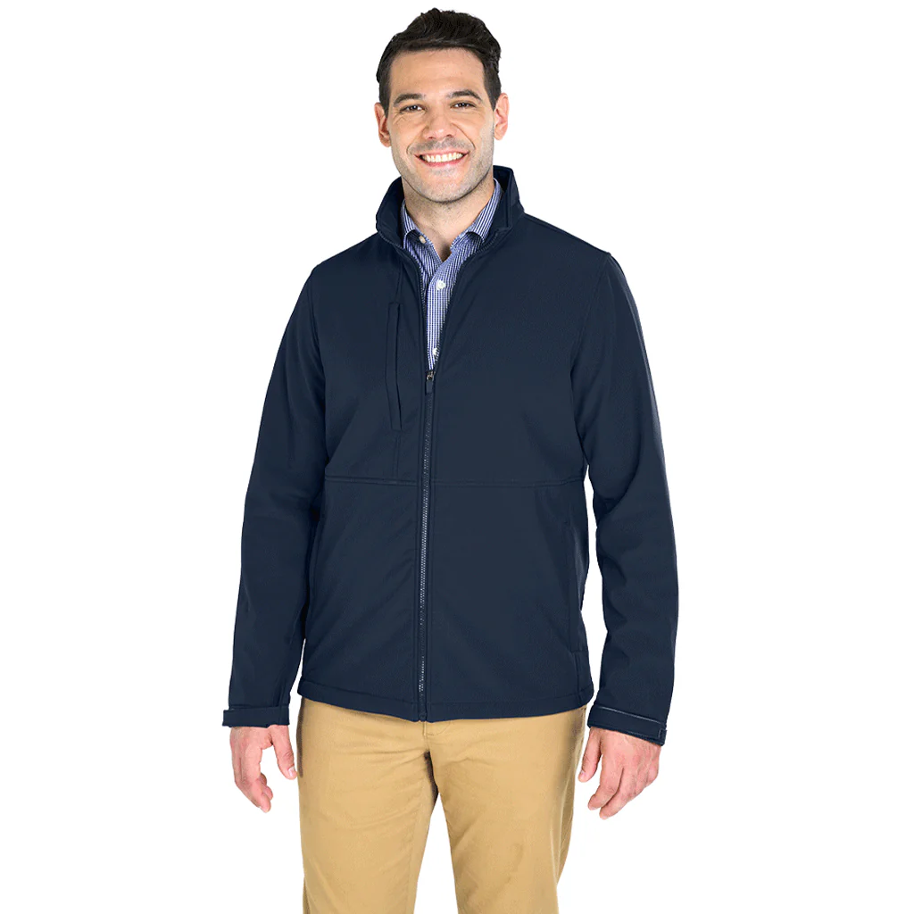 Charles River Men's Navy Supreme Soft Shell Jacket - Image 3