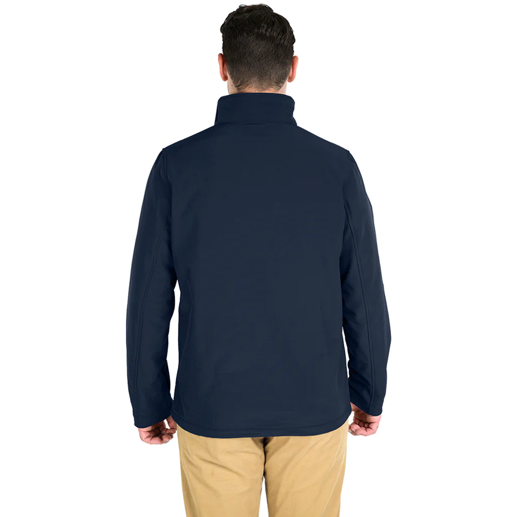 Charles River Men's Navy Supreme Soft Shell Jacket - Image 4