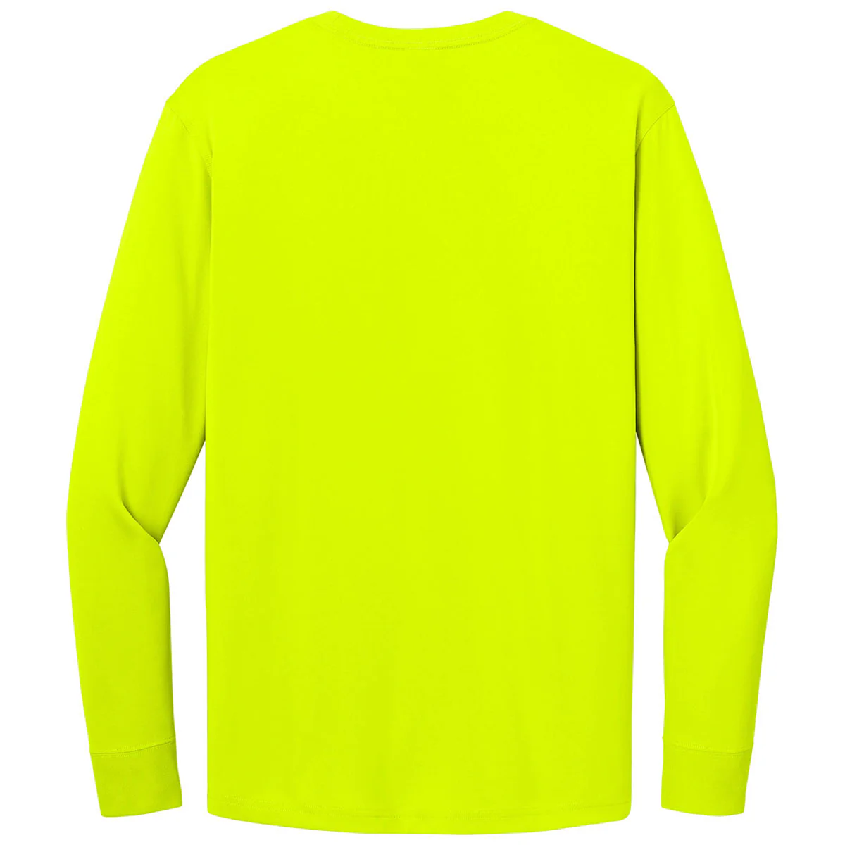 CornerStone Men's Safety Yellow Workwear Pro Long Sleeve Pocket Tee - Image 2