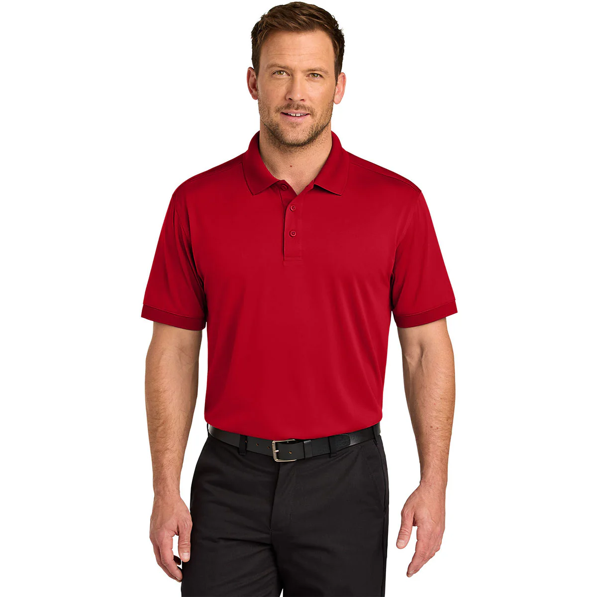 CornerStone Men's Red Workwear Pro Polo - Image 3
