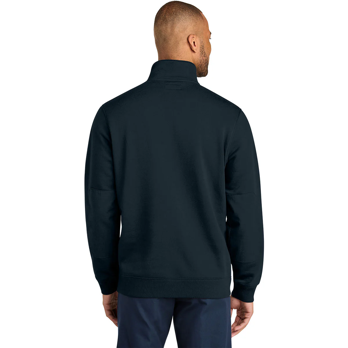 CornerStone Men's Navy Blue 12-Oz. Tough Fleece Job Shirt - Image 4