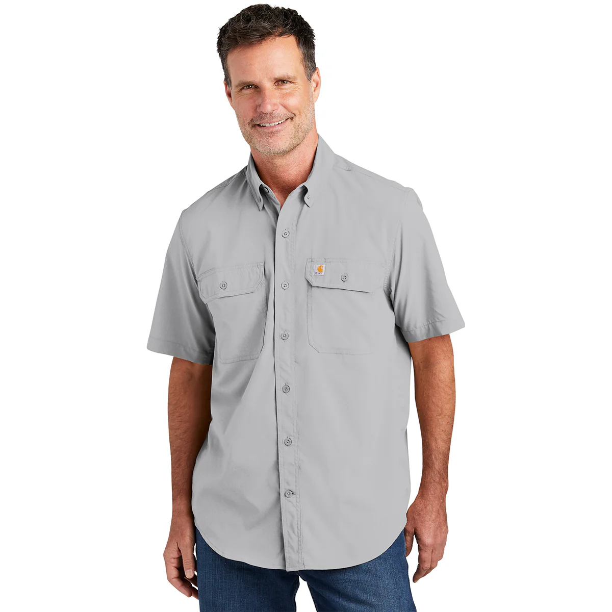 Carhartt Men's Steel Force Solid Short Sleeve Shirt - Image 3