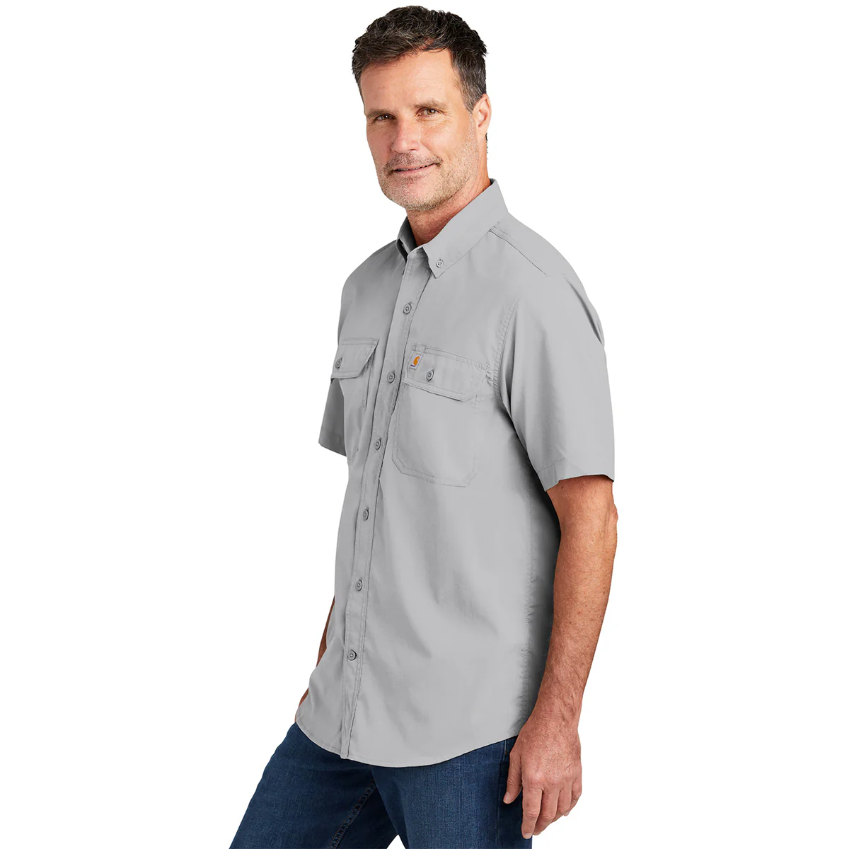 Carhartt Men's Steel Force Solid Short Sleeve Shirt - Image 5