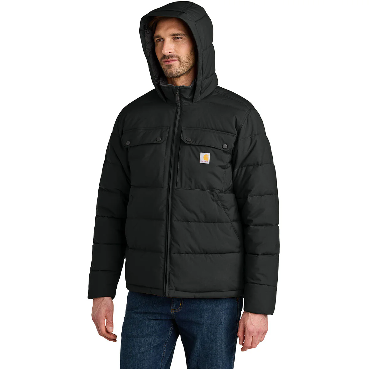 Carhartt Men's Black Montana Insulated Hooded Jacket - Image 5