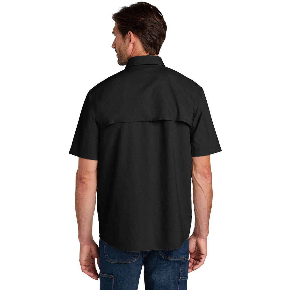 Carhartt Men's Black Force Sun Defender Short Sleeve Shirt - Image 4