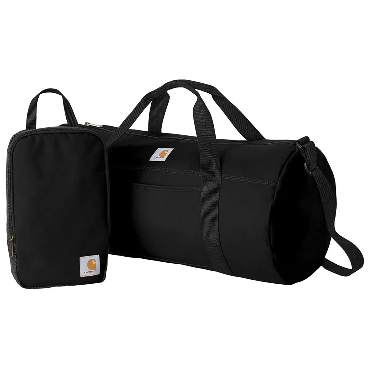 Carhartt Black Canvas Packable Duffel with Pouch