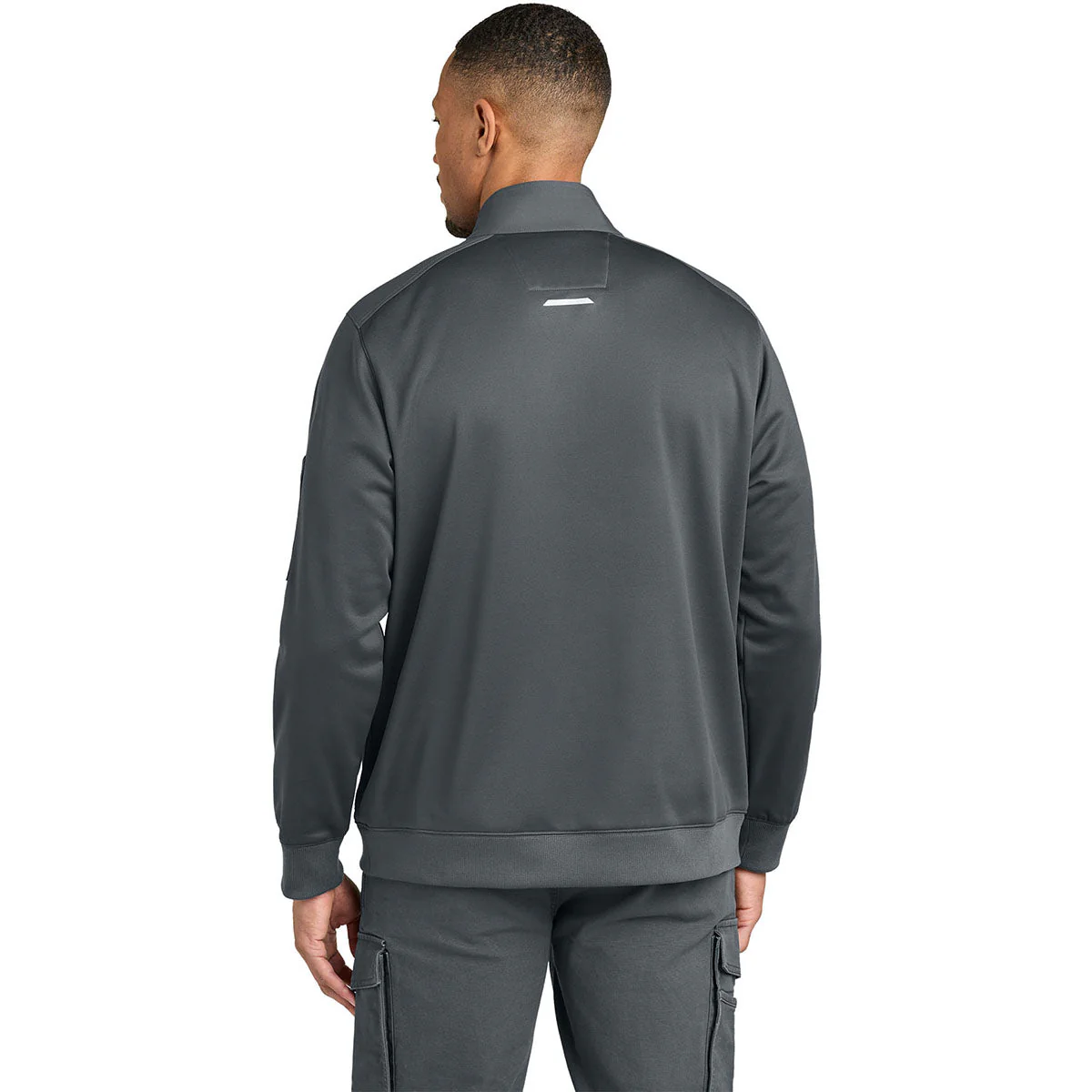 Carhartt Men's Pewter FLD & RSCU 1/2-Zip Mid-Layer - Image 4
