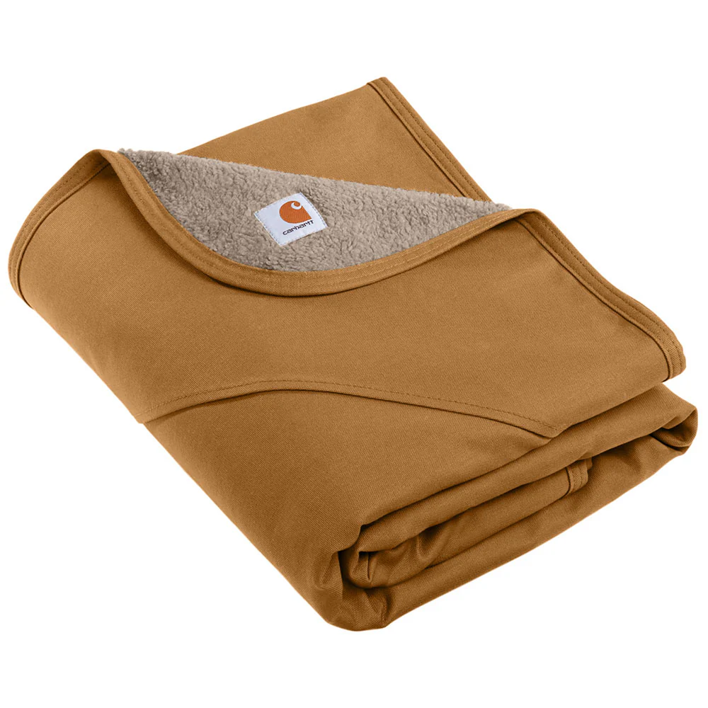 Carhartt Carhartt Brown Firm Duck Sherpa-Lined Blanket - Image 3