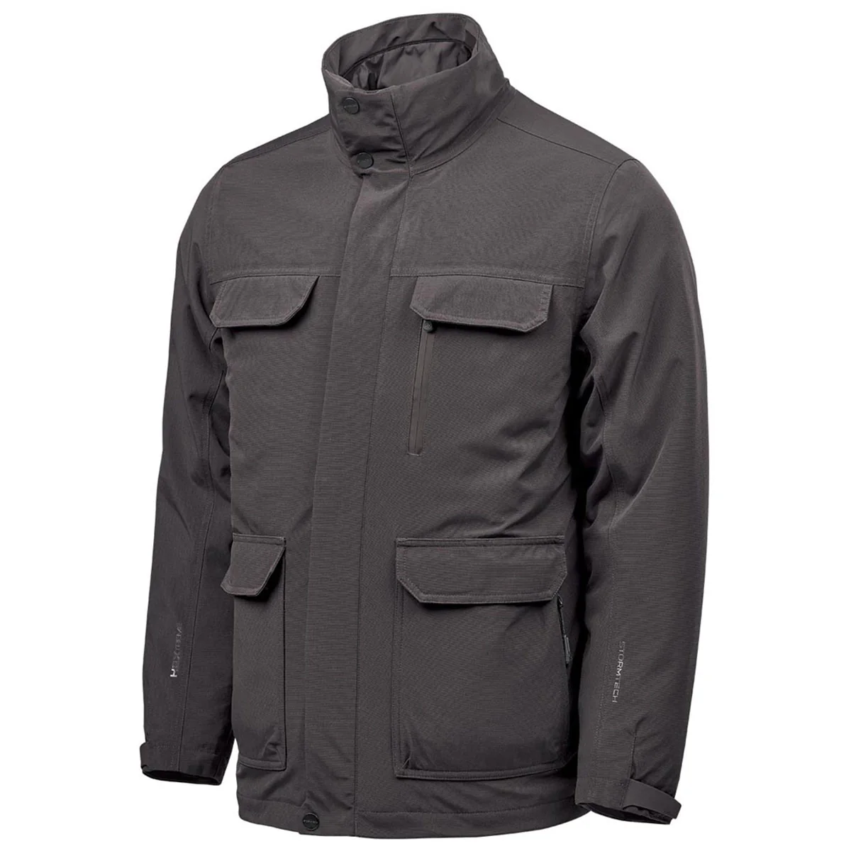 Stormtech Men's Granite/Black Athabasca System Shell - Image 3