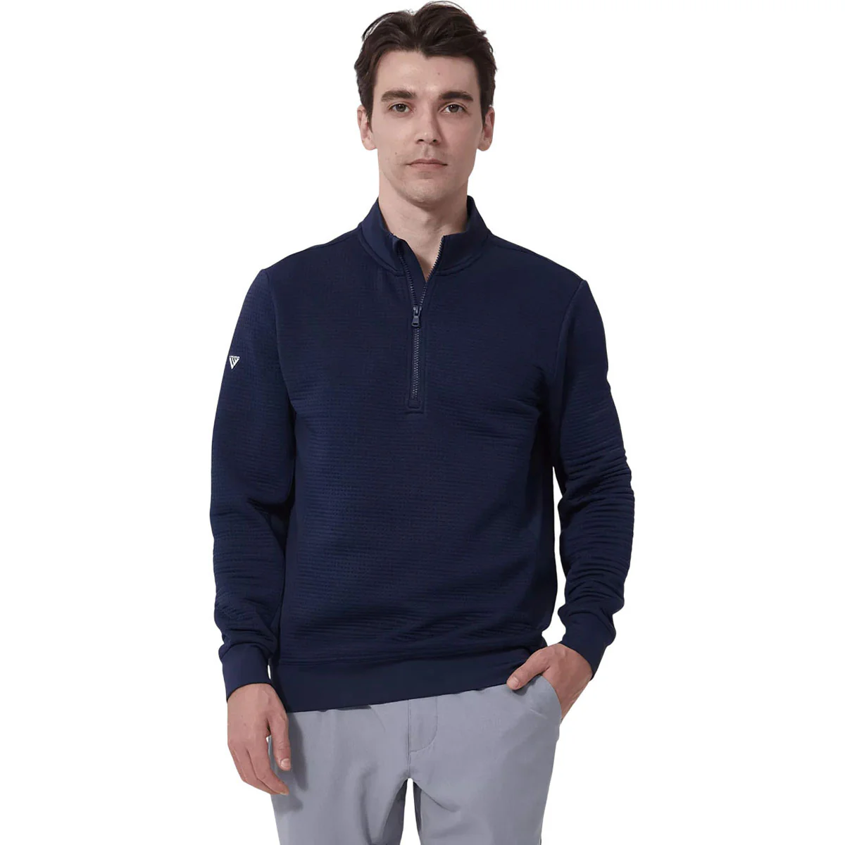 Levelwear Men's Navy Cushion Pullover - Image 4