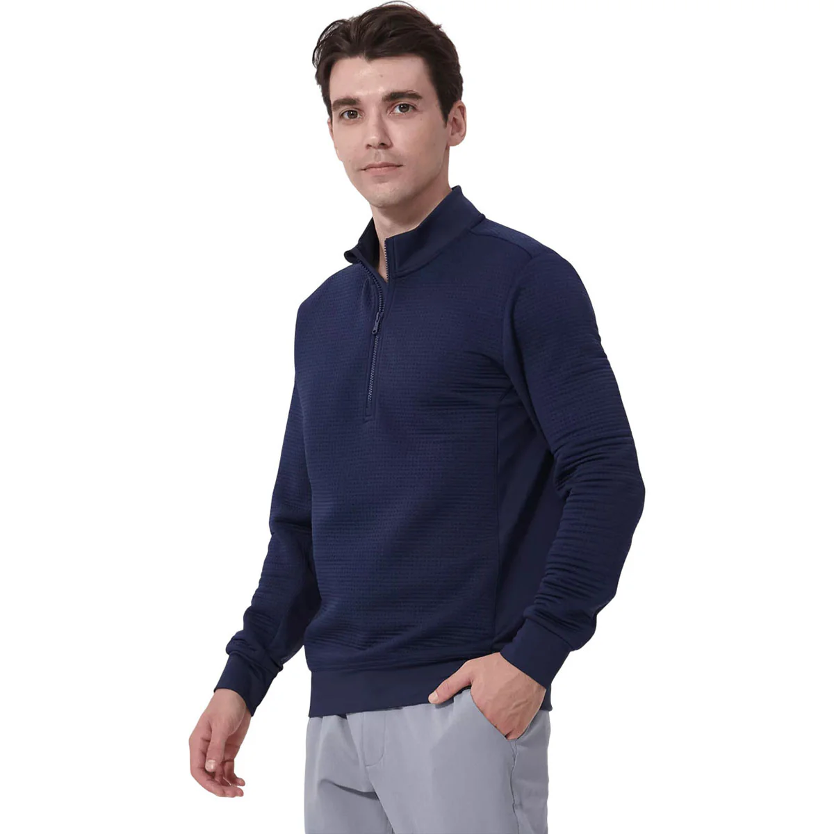 Levelwear Men's Navy Cushion Pullover - Image 6