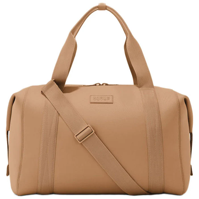 Dagne Dover Camel Landon Neoprene Carryall Bag - Extra Large