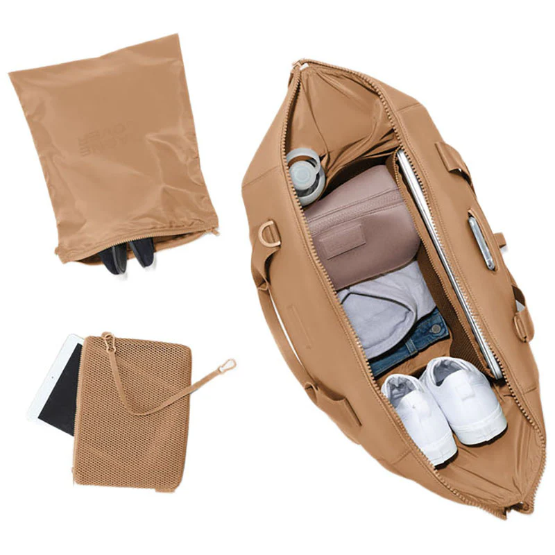 Dagne Dover Camel Landon Neoprene Carryall Bag - Extra Large - Image 5