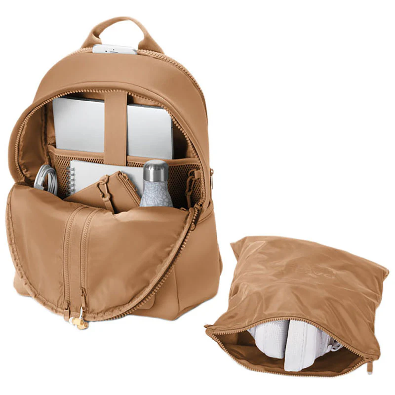 Dagne Dover Camel Dakota Neoprene Backpack - Large - Image 5