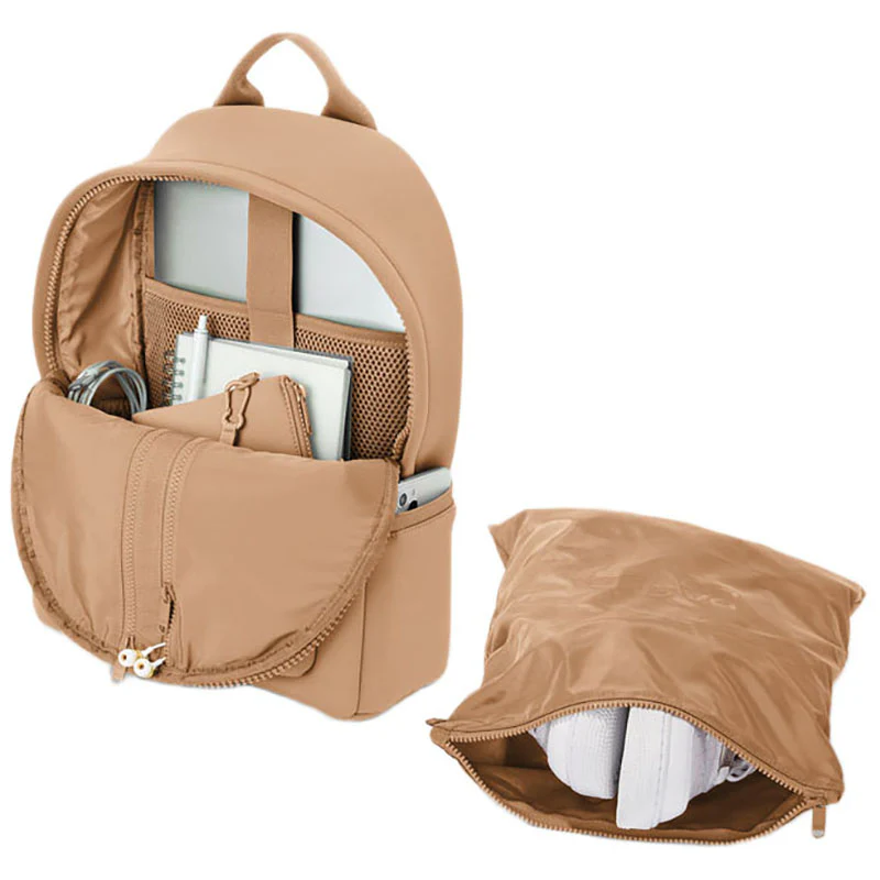 Dagne Dover Camel Dakota Neoprene Backpack - Medium - Image 5
