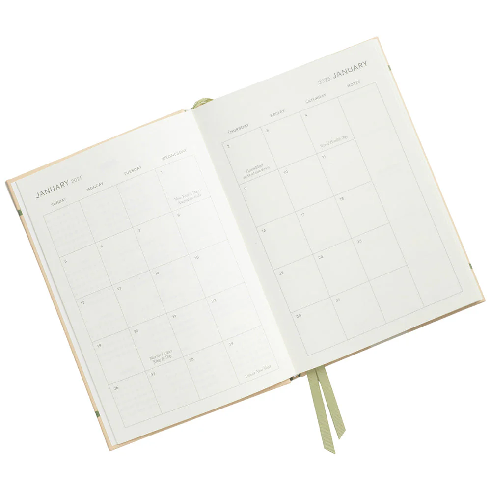 Papier Bright Pink Demi Calendar Year Planner - Image 4
