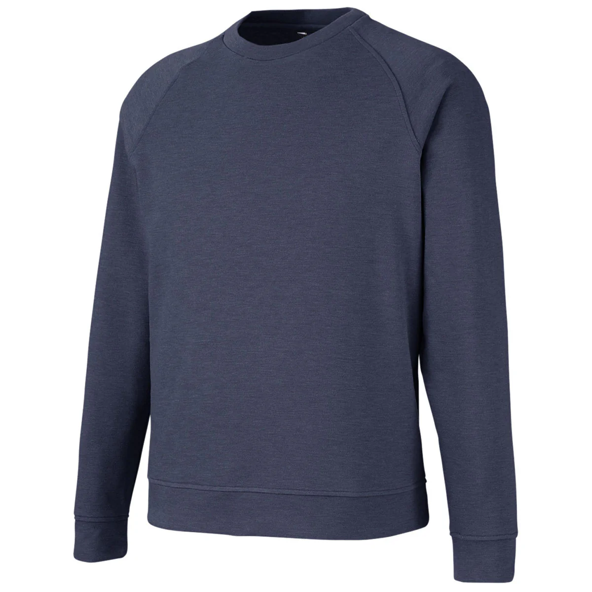 Devon & Jones Men's Navy Melange Charleston Pullover - Image 3