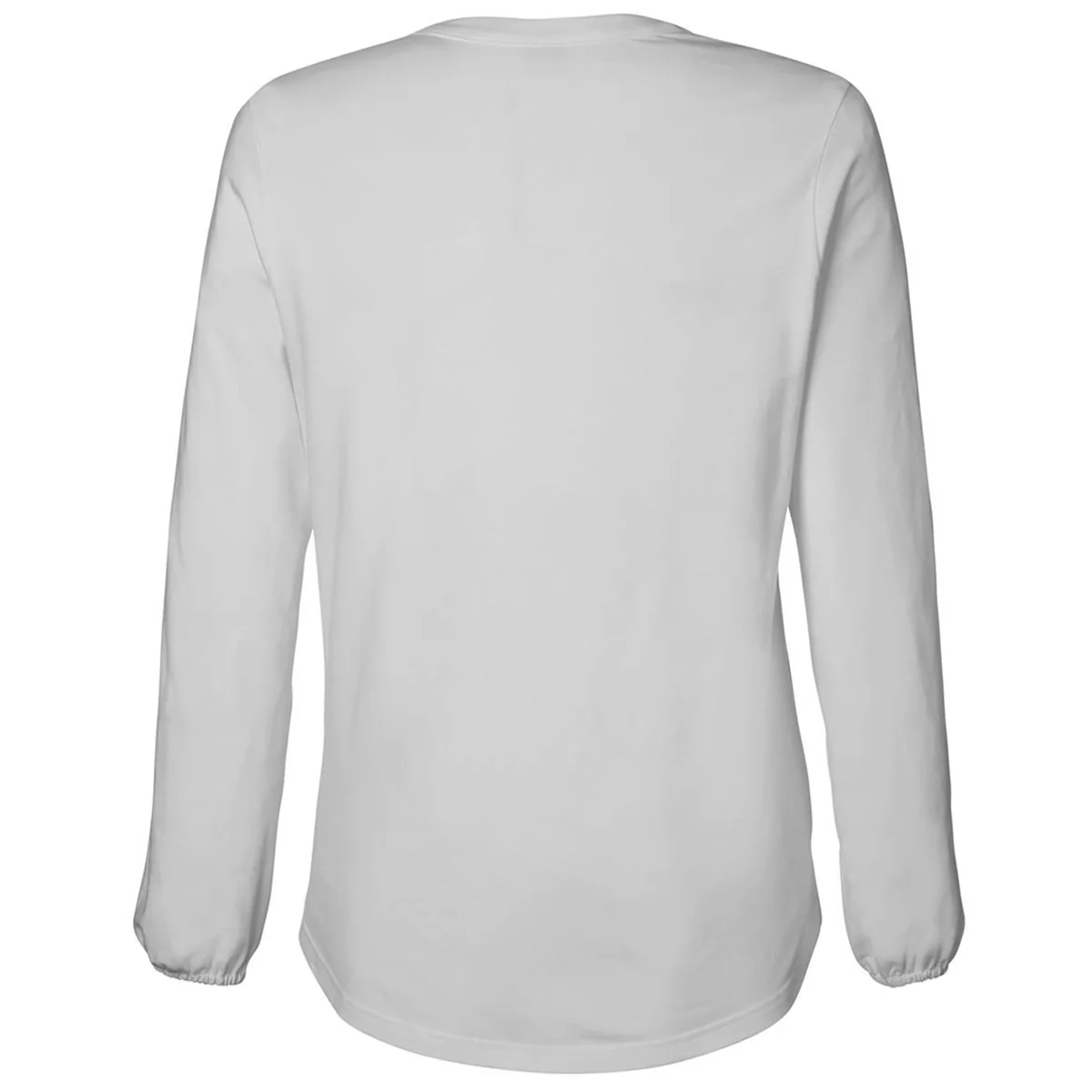 Devon & Jones Women's Grey Raleigh Half-Placket Knit Top - Image 2