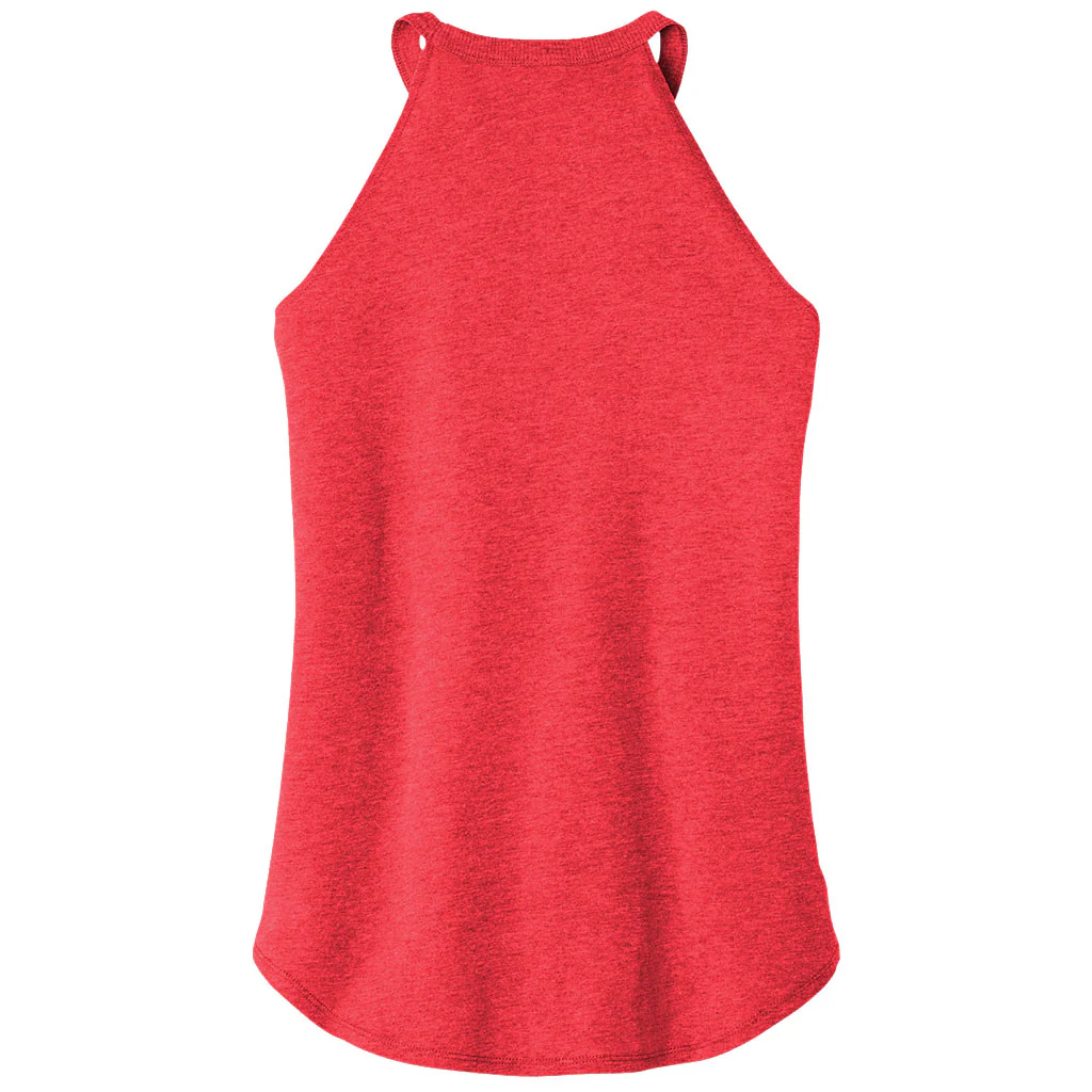 District Women's Red Frost Perfect Tri Rocker Tank - Image 2