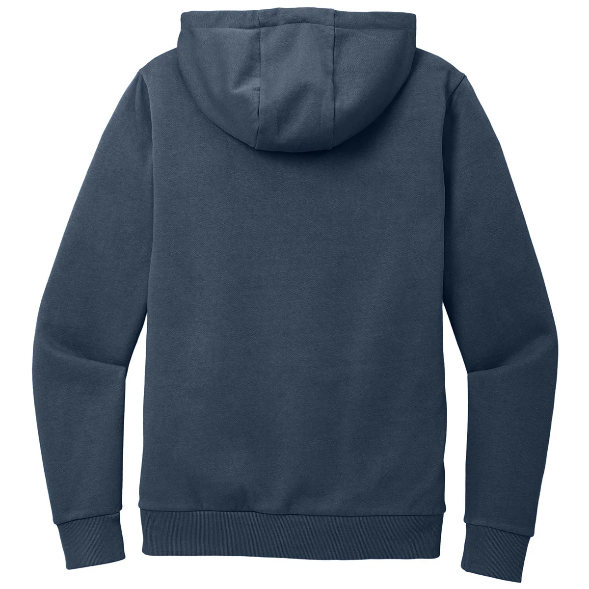 District Men's True Navy Wash Fleece Hoodie - Image 2