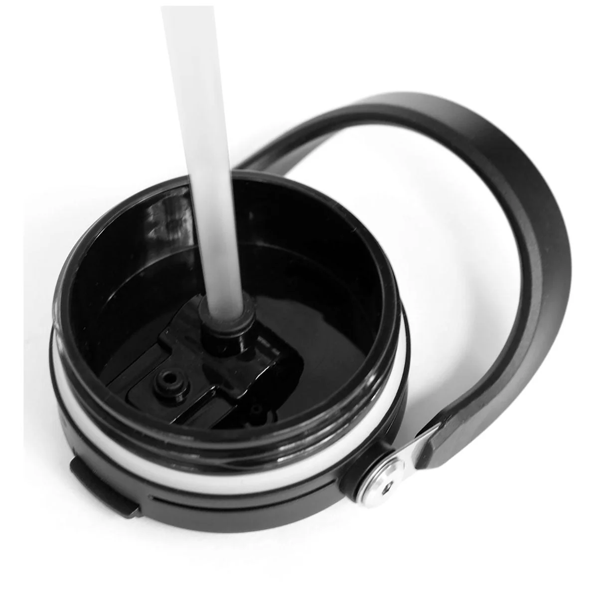 Perfect Line White The Thirty - Flip Handle Vacuum Tumbler - Image 4
