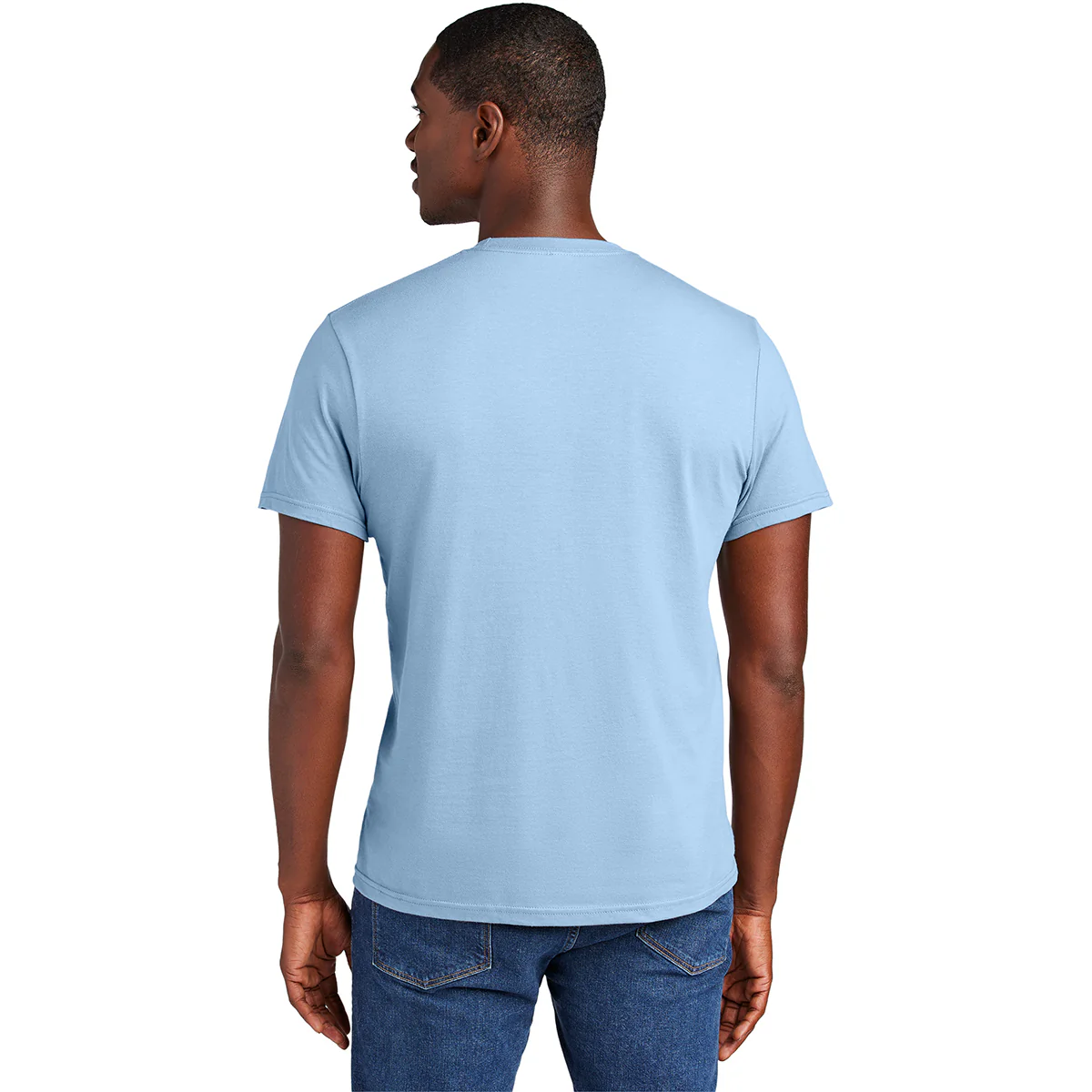 District Men's Ice Blue Very Important Tee - Image 4