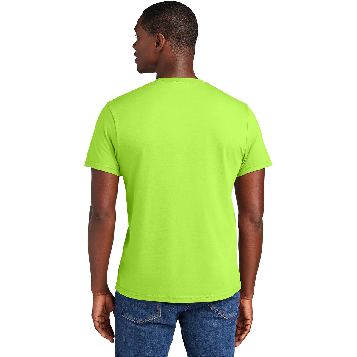 District Men's Lime Shock Very Important Tee - Image 4