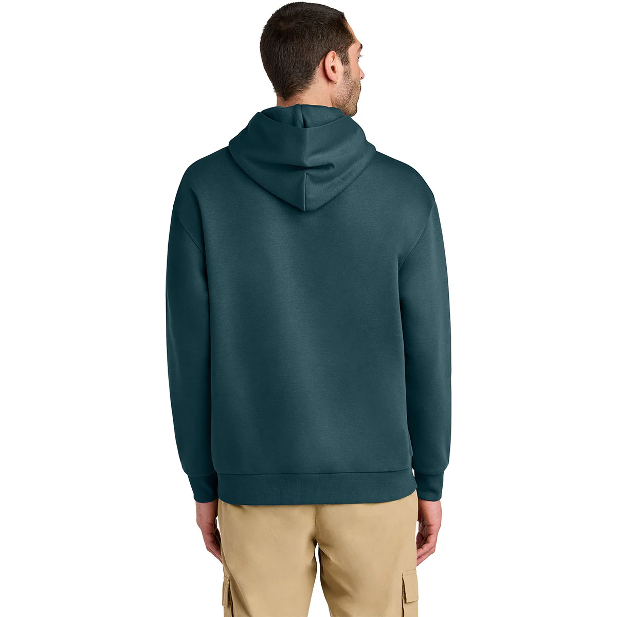 District Men's Deep Cyan V.I.T. Heavyweight Fleece Hoodie - Image 4