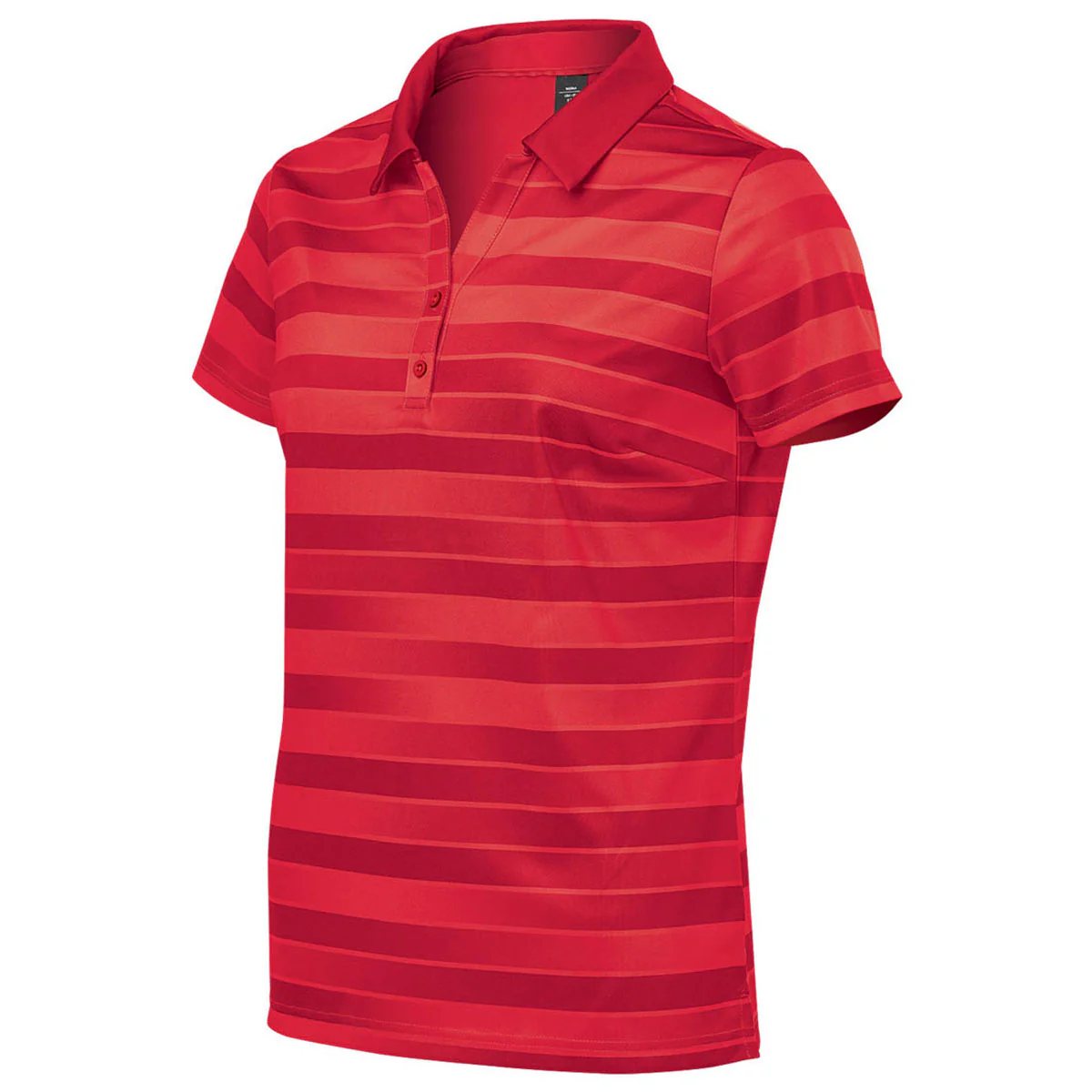 Stormtech Women's Bright Red Sienna Short Sleeve Polo - Image 3