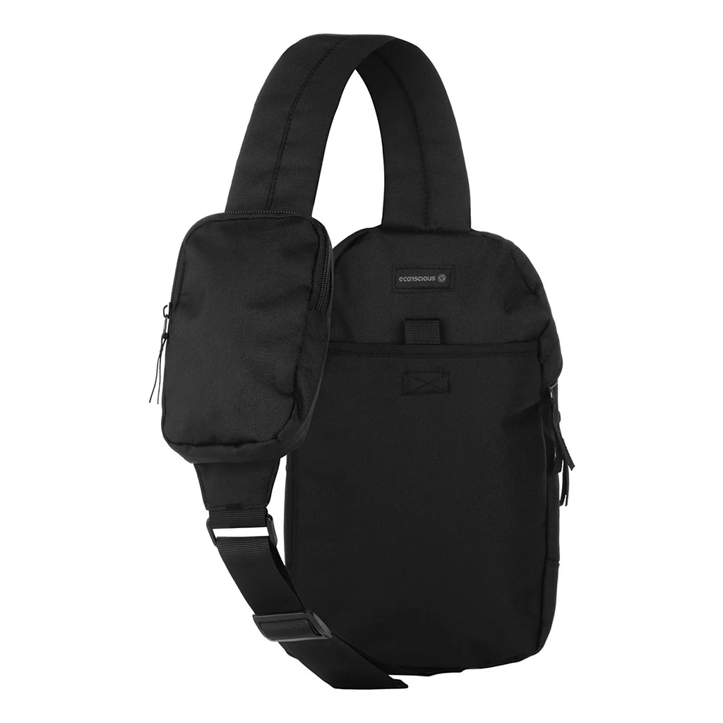 Econscious Black Grove Sling Bag - Image 3