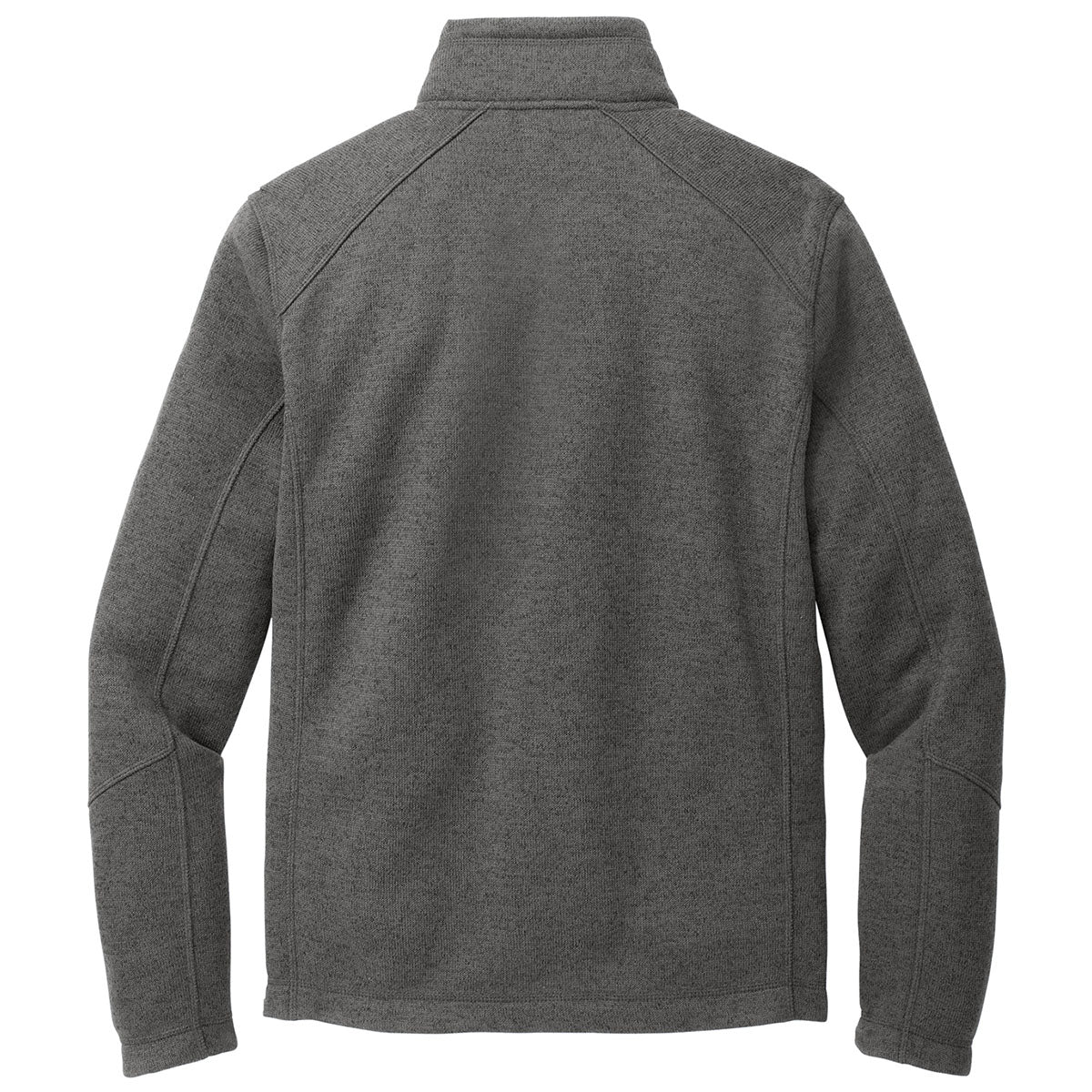 Port Authority Men's Grey Smoke Heather Arc Sweater Fleece Jacket - Image 2
