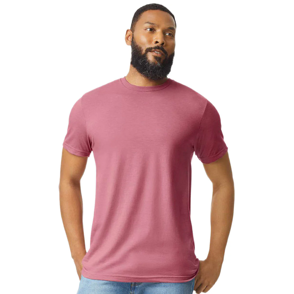Gildan Unisex Plumrose Softstyle CVC T-Shirt - Image 3