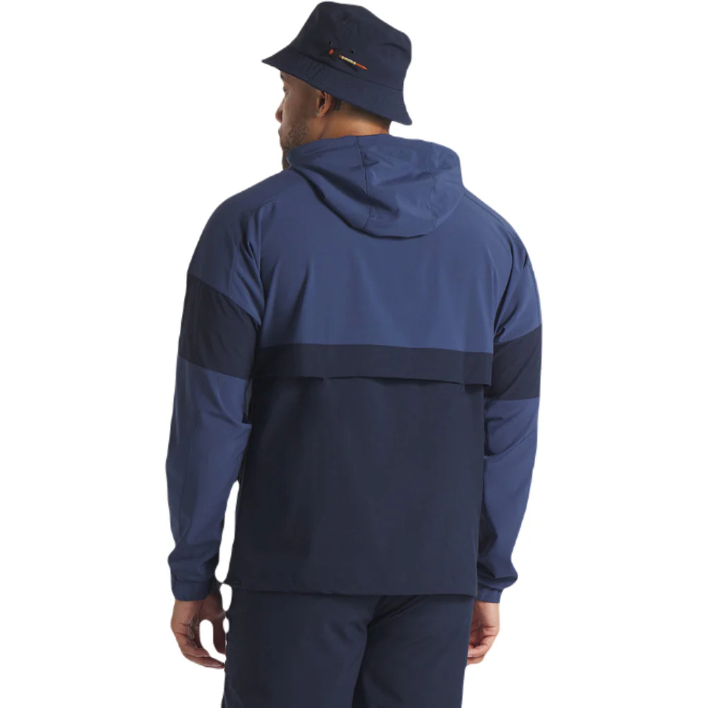 UNRL Men's Harbor Navy Golf DWR Track Jacket - Image 3