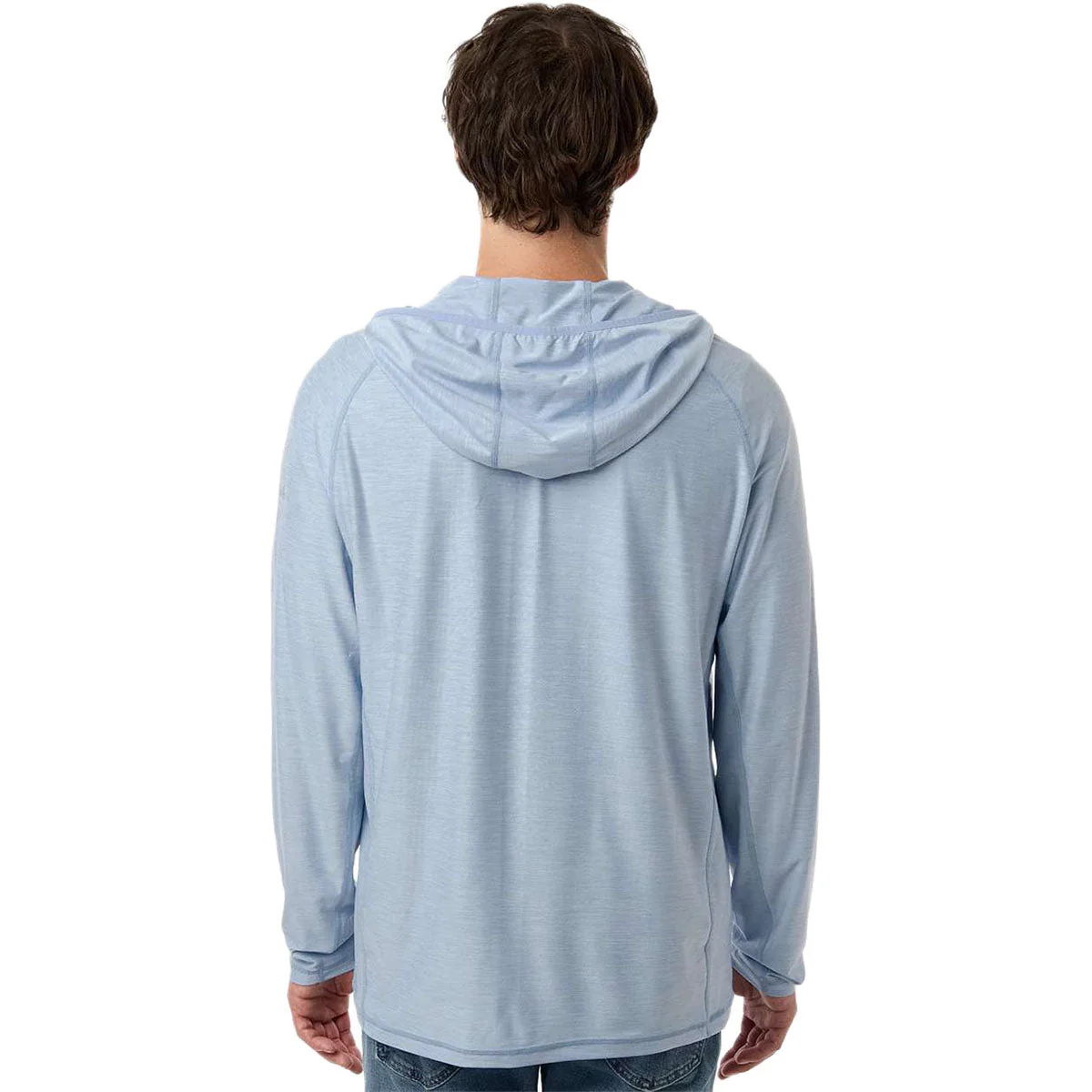HUK Men's Windsurfer Atoll Half-Zip Hooded Pullover - Image 4