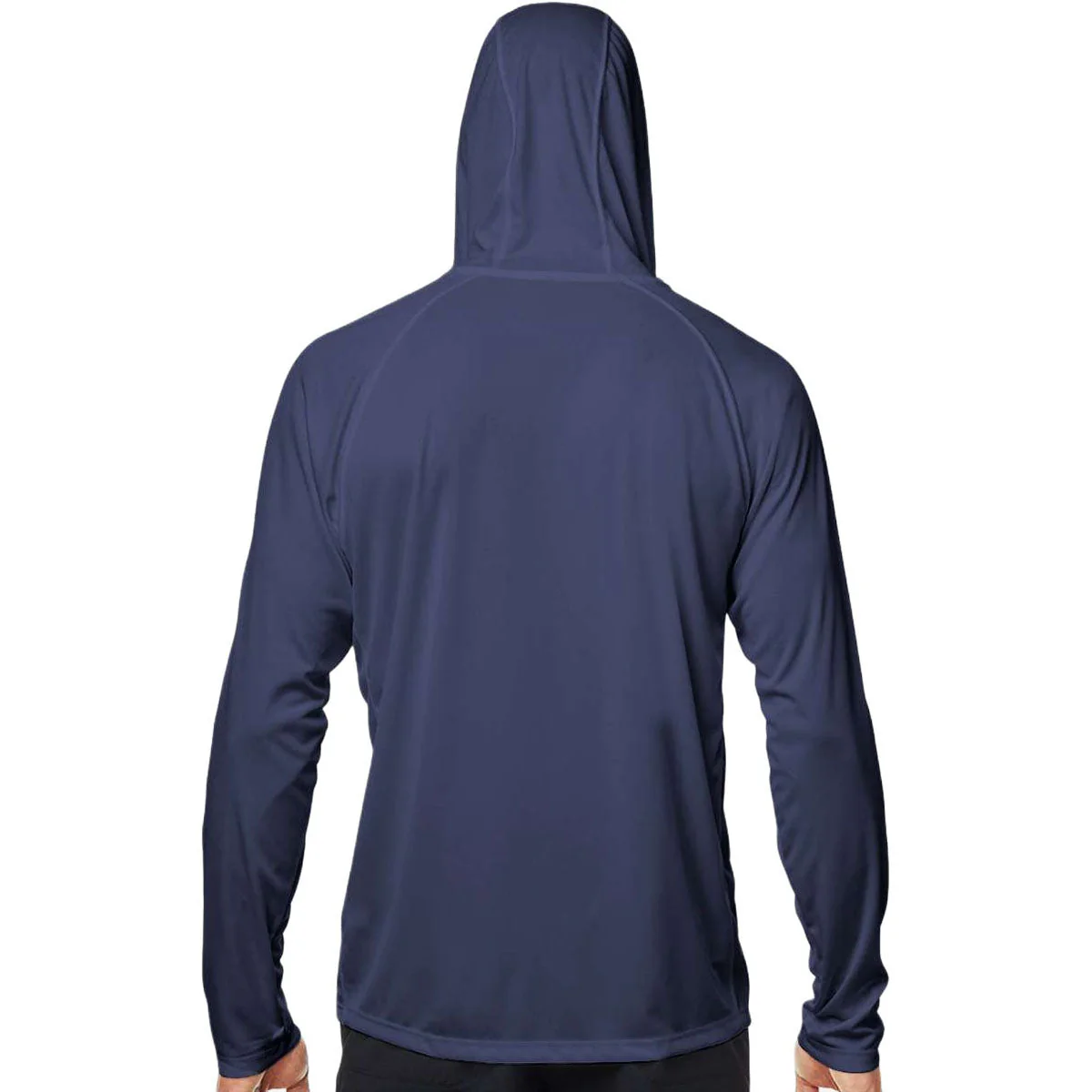 HUK Men's Naval Academy LoPro Pursuit Long Sleeve Hooded T-Shirt - Image 4
