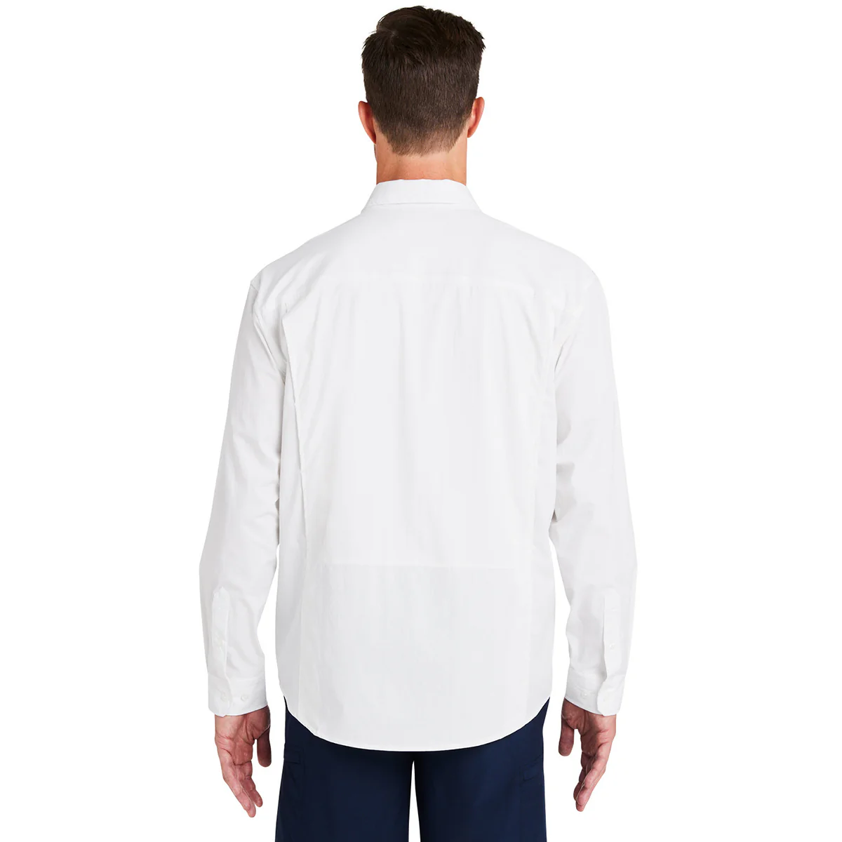HUK Men's White Creekbed Long Sleeve Shirt - Image 5