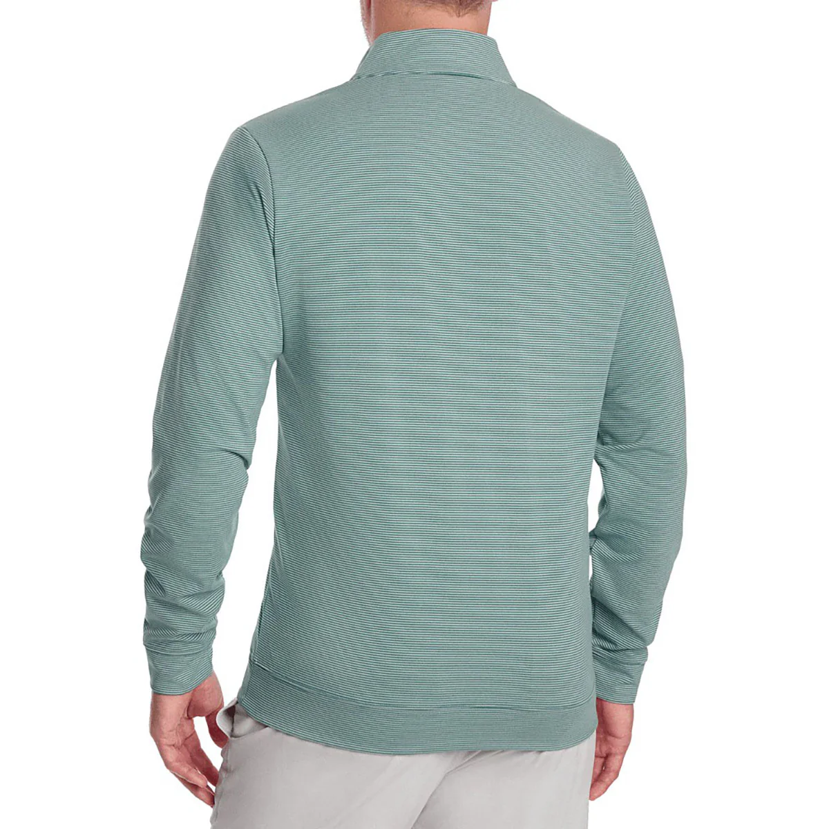Holderness & Bourne Men's Deep Teal & White The Sherwood Pullover - Image 2