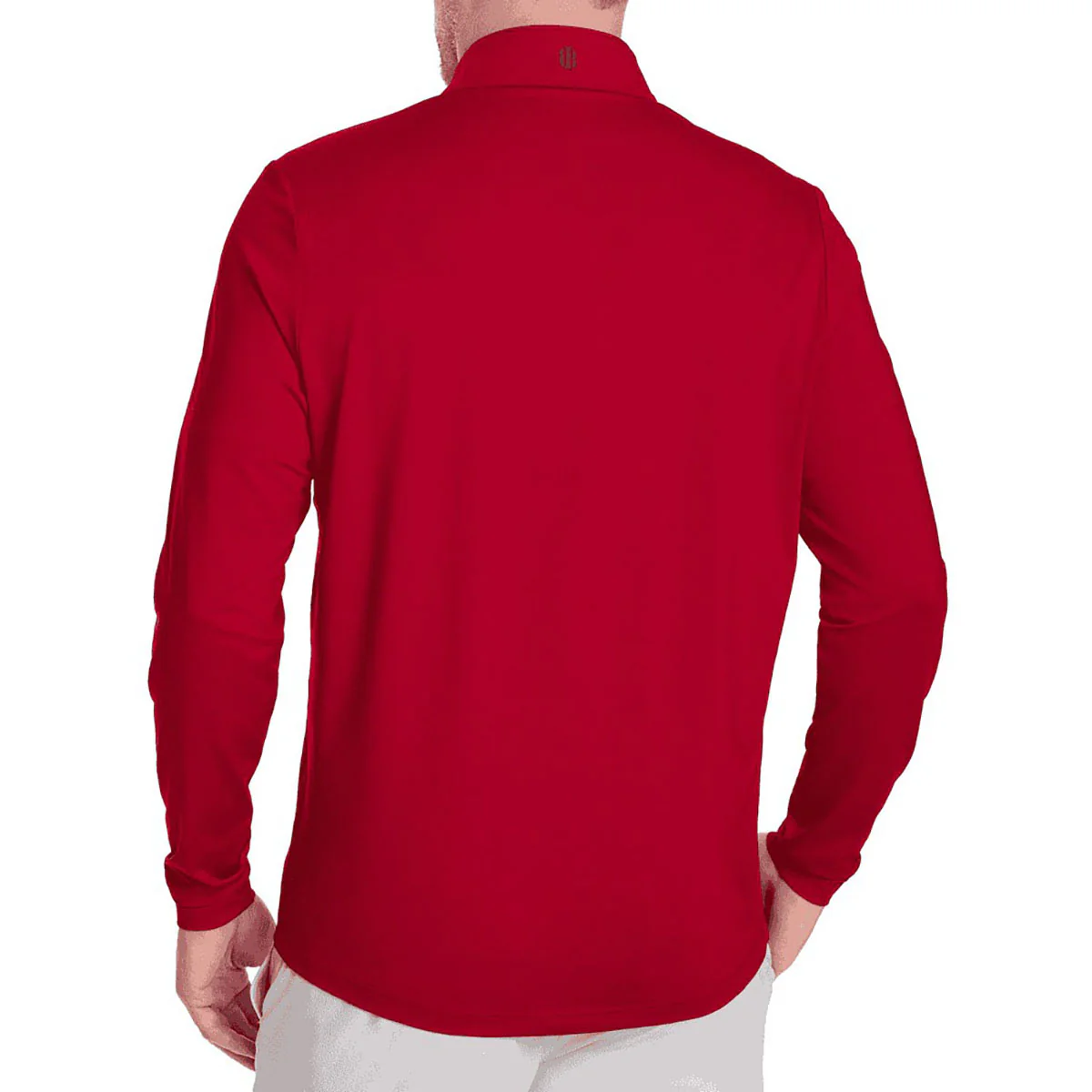 Holderness & Bourne Men's Heathered Liberty Red The Bell Pullover - Image 2