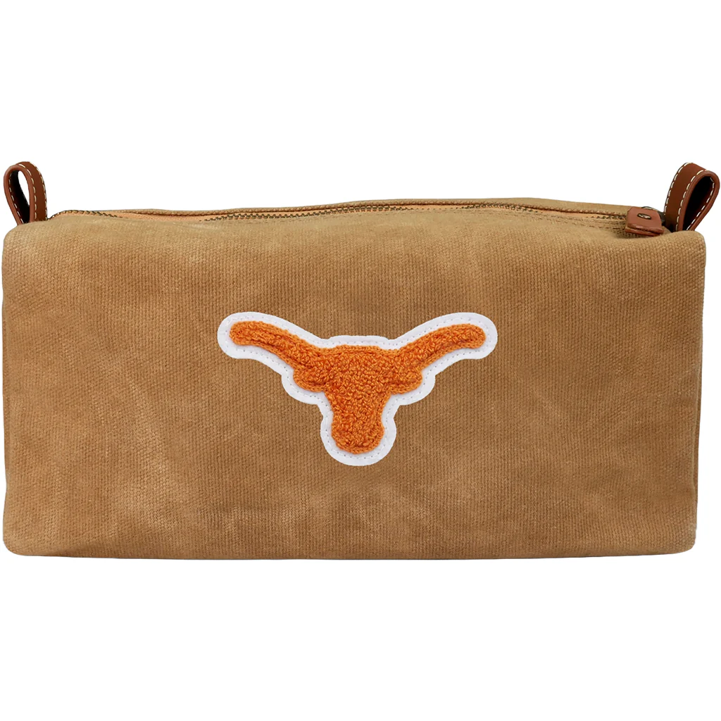 Heritage Gear Tan/Tan Waxed Canvas Dopp Kit