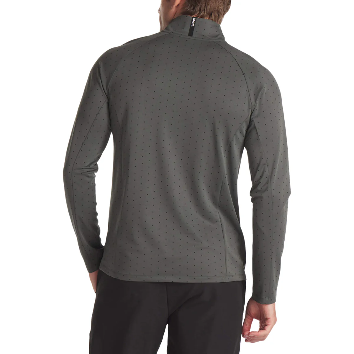 UNRL Men's Olive X-Out Highlands Quarter Zip - Image 4