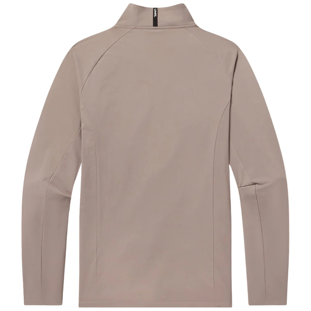 UNRL Men's Taupe Plaid Highlands Quarter Zip - Image 2