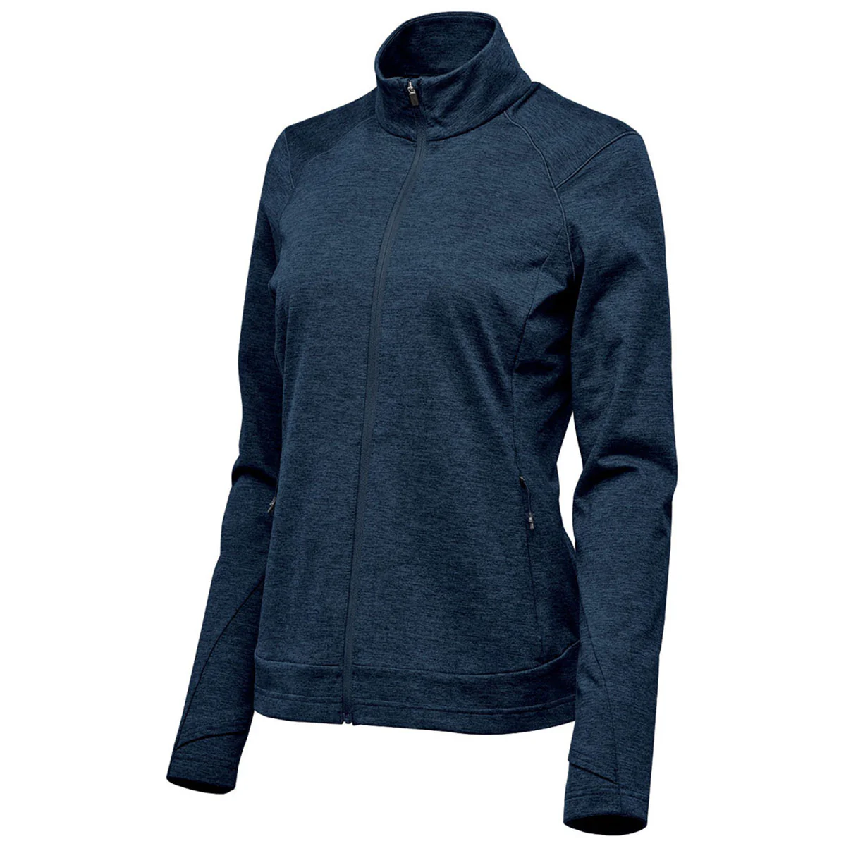 Stormtech Women's Dark Navy Heather Treeline Performance Jacket - Image 2