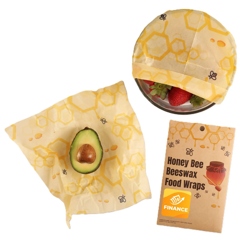 Beacon Yellow Honey Bee Beeswax Food Wraps - Image 3