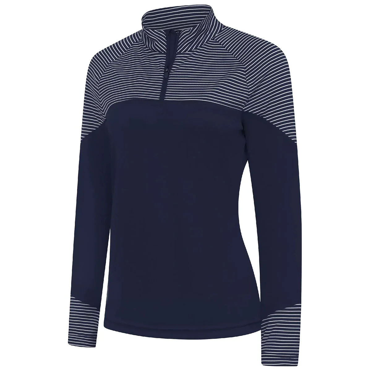 Levelwear Women's Navy Classic Stripes Pullover - Image 3