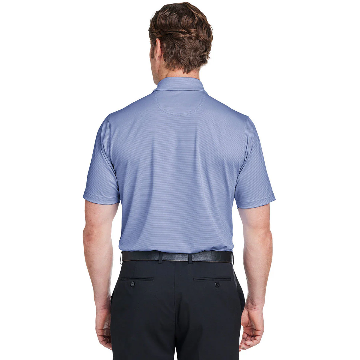 Fairway & Greene Men's Marine USA Made Mini Stripe Tech Polo - Image 5