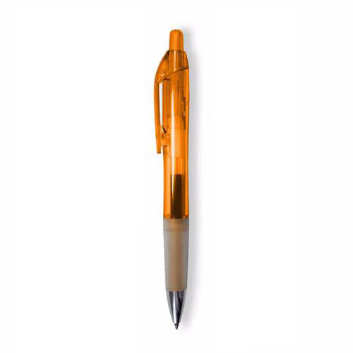 48-Hour BIC Clear Orange Intensity Clic Gel Pen with Blue Ink - Image 3