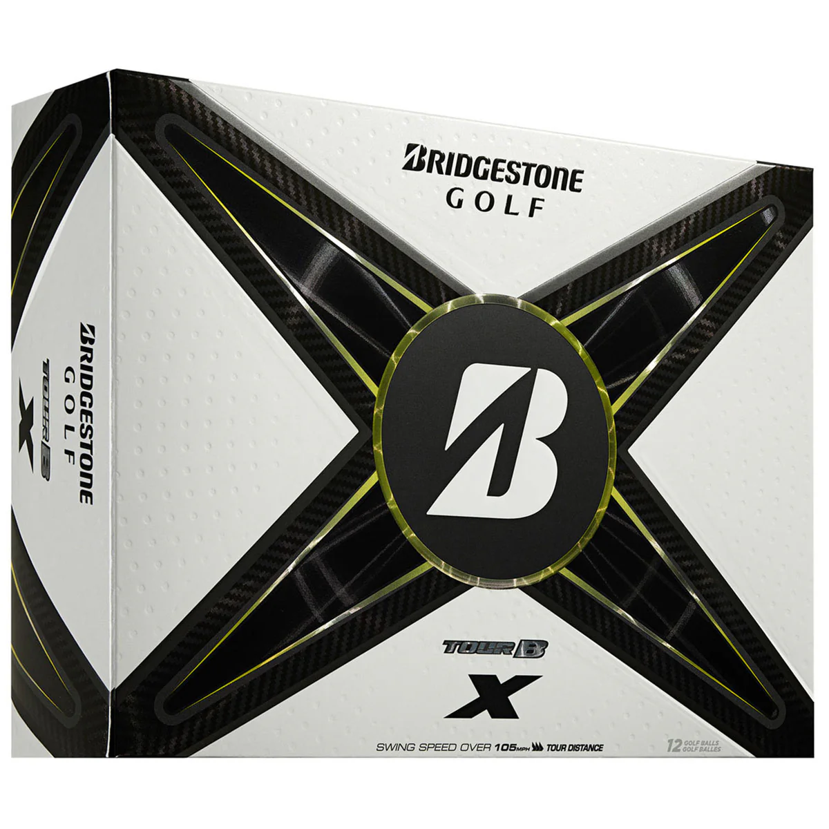 Bridgestone White Tour B X Golf Balls (One Dozen) - Image 3