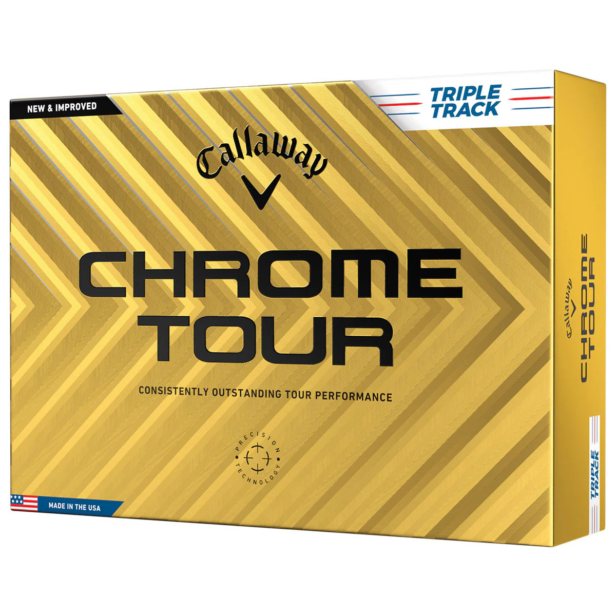 Callaway White Chrome Tour Triple Track Golf Balls (One Dozen) - Image 4