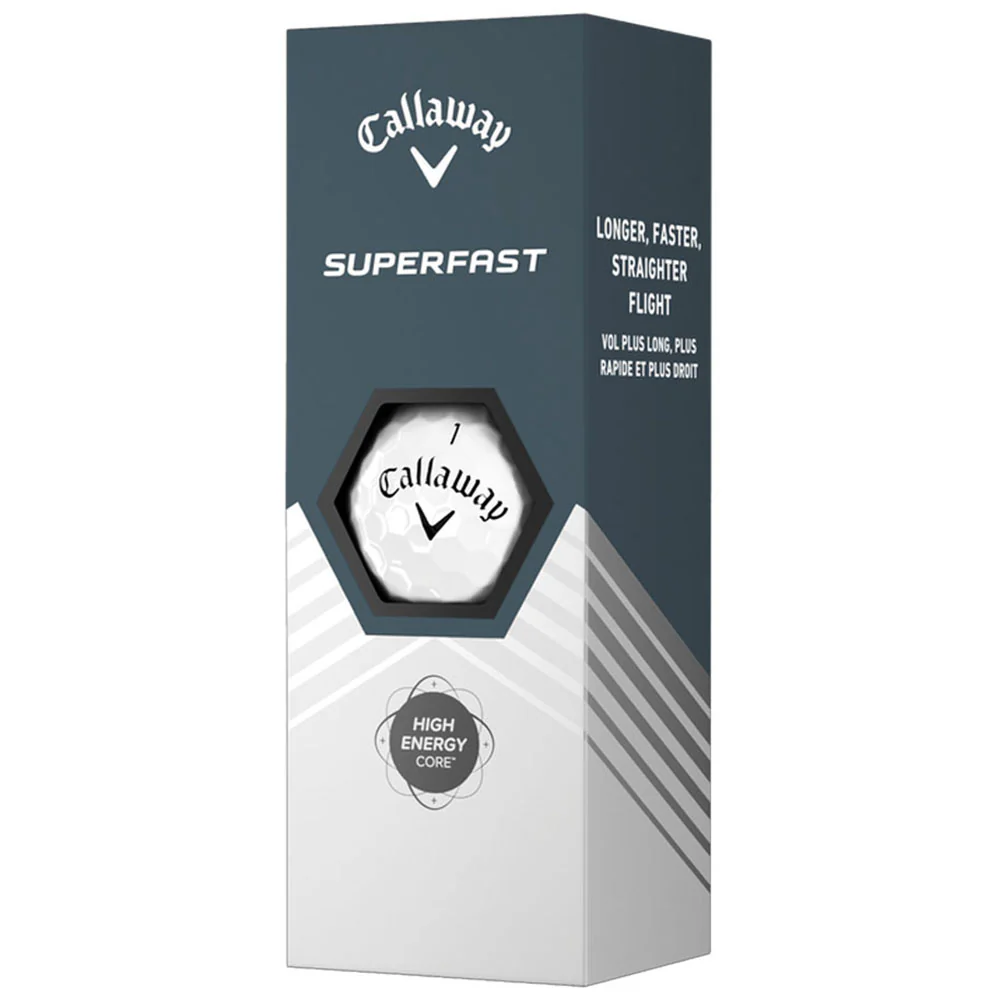 Callaway White SuperFast Golf Balls (15 Ball Pack) - Image 3
